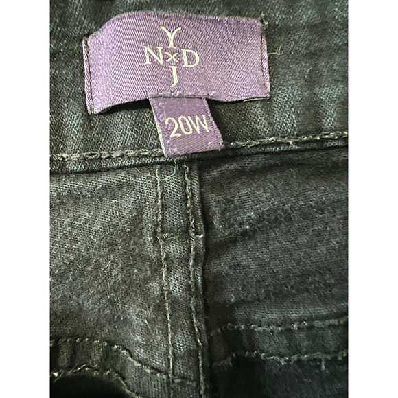 NYDJ Bootcut Women's size 20W Dark Blue Denim Jeans Stretch Lift Tuck Technology - Picture 5 of 8